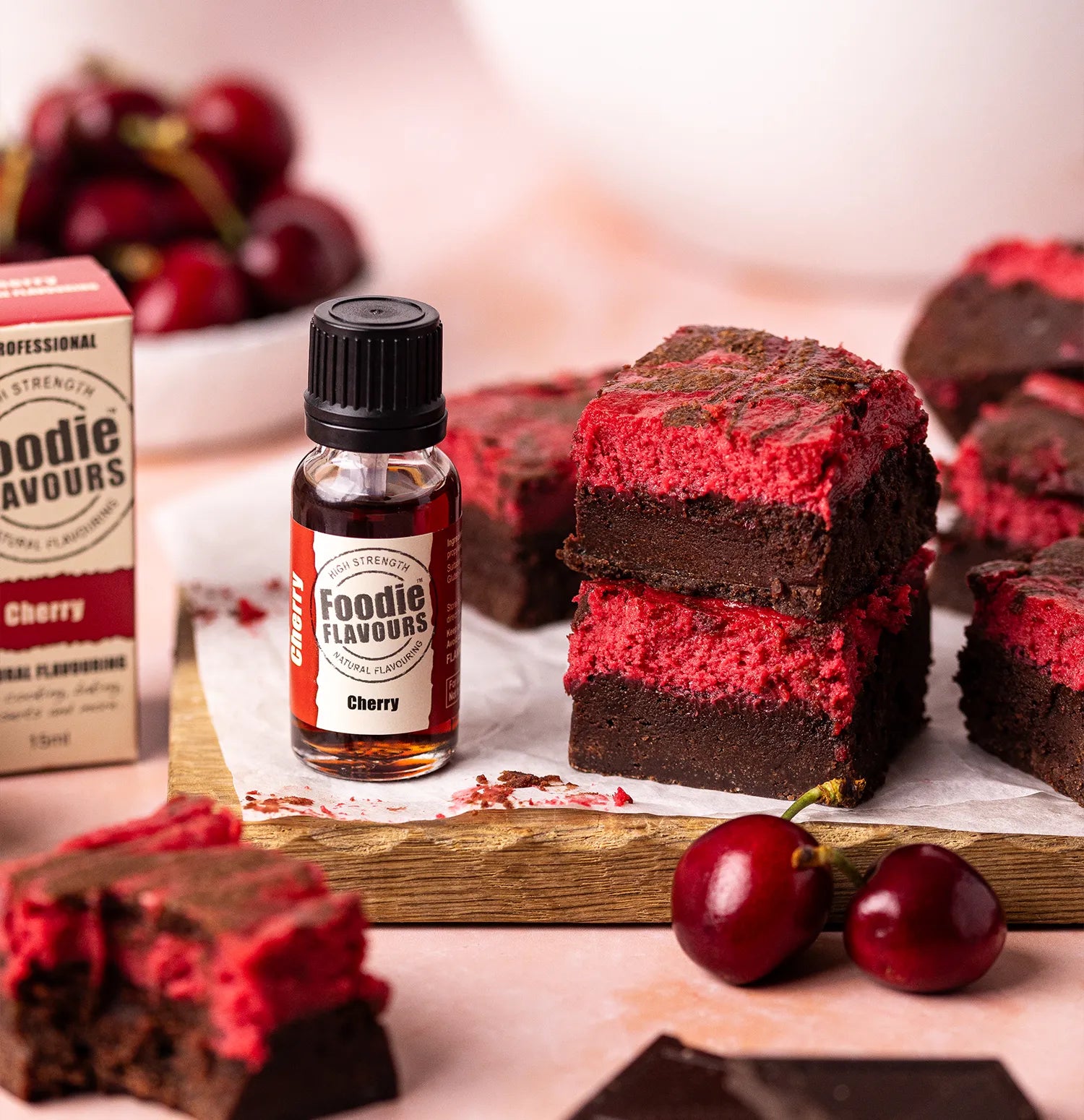 Cherry Cheesecake Brownies