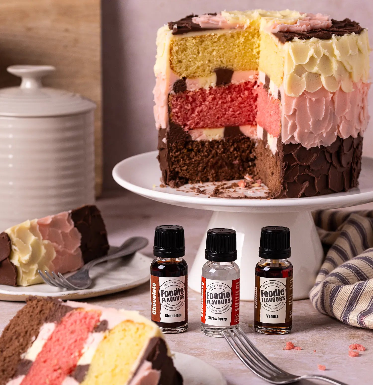 Neapolitan Cake