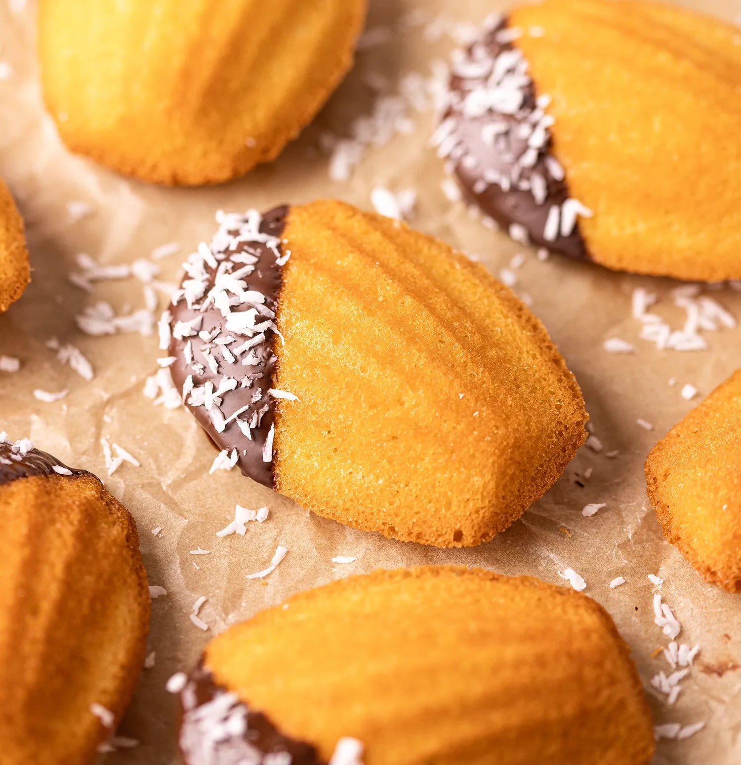 Coconut Madeleines