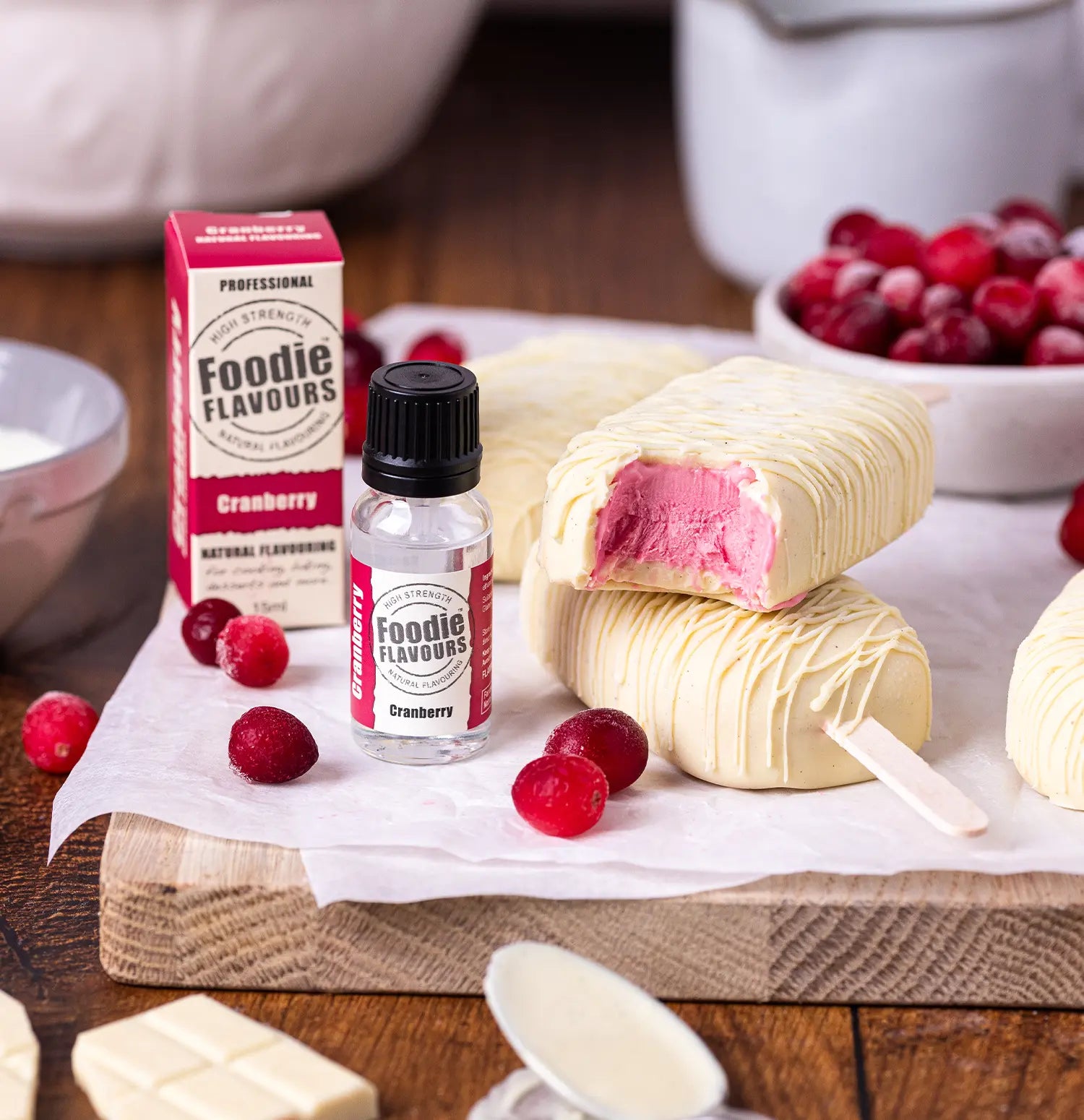 Cranberry & White Chocolate Magnums