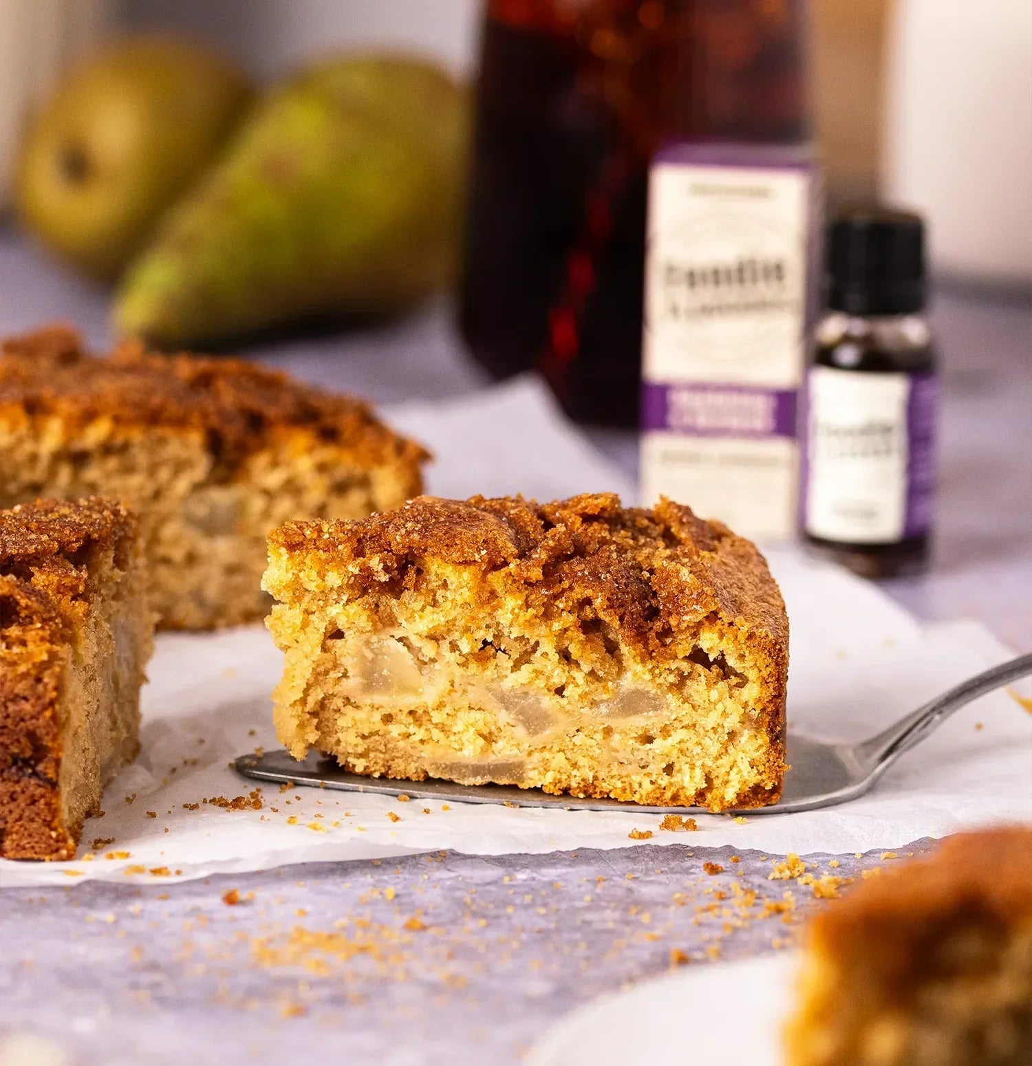 Dandelion & Burdock Pear Cake