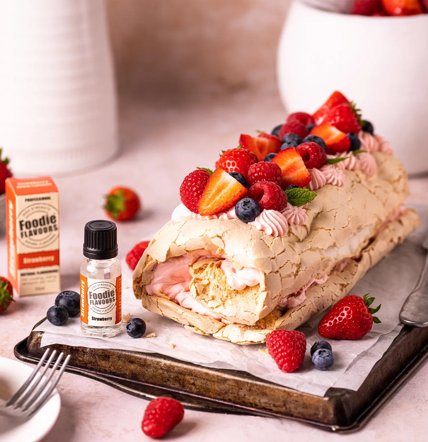 Eton Mess Roulade