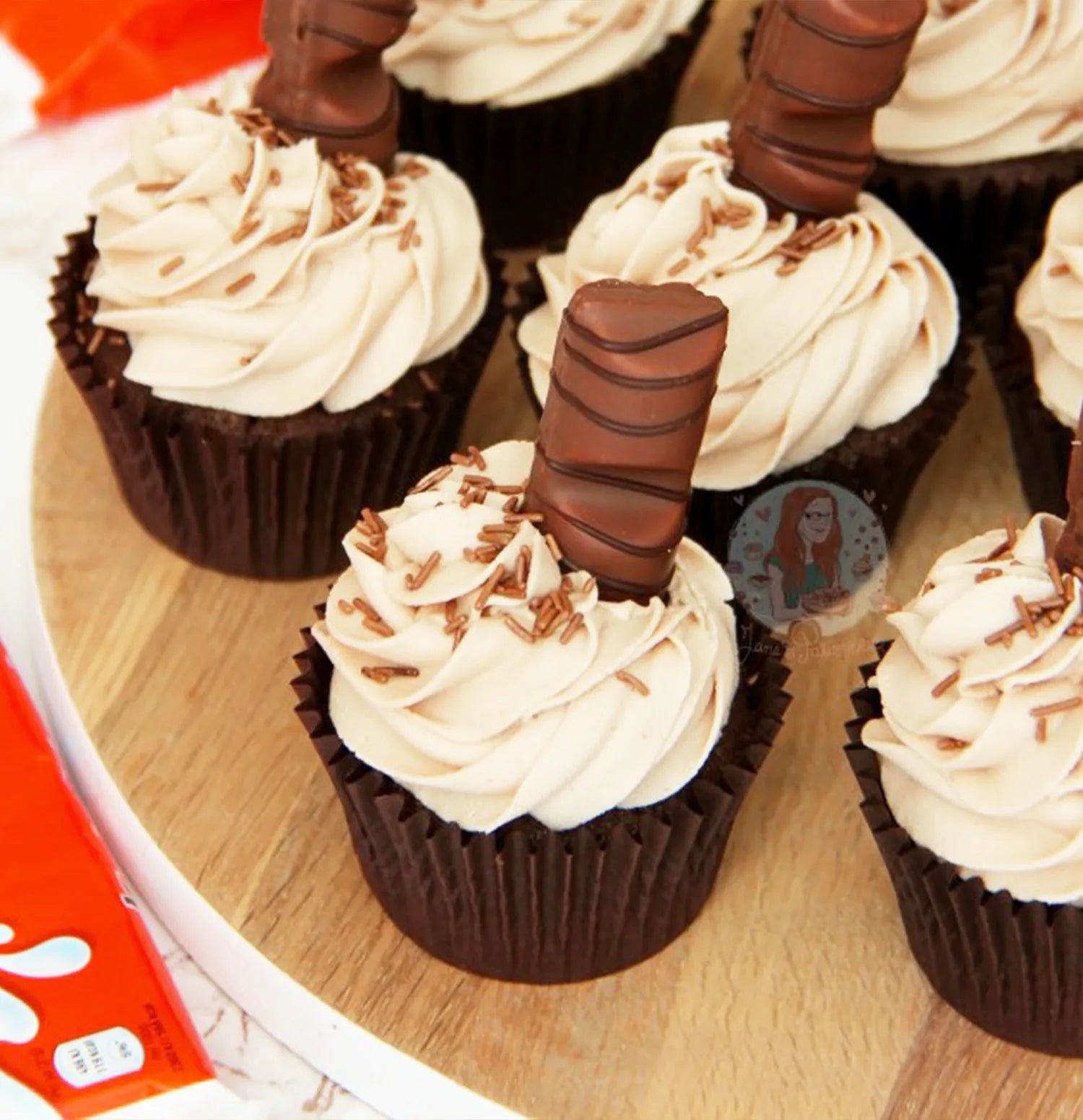 Kinder Bueno Cupcakes