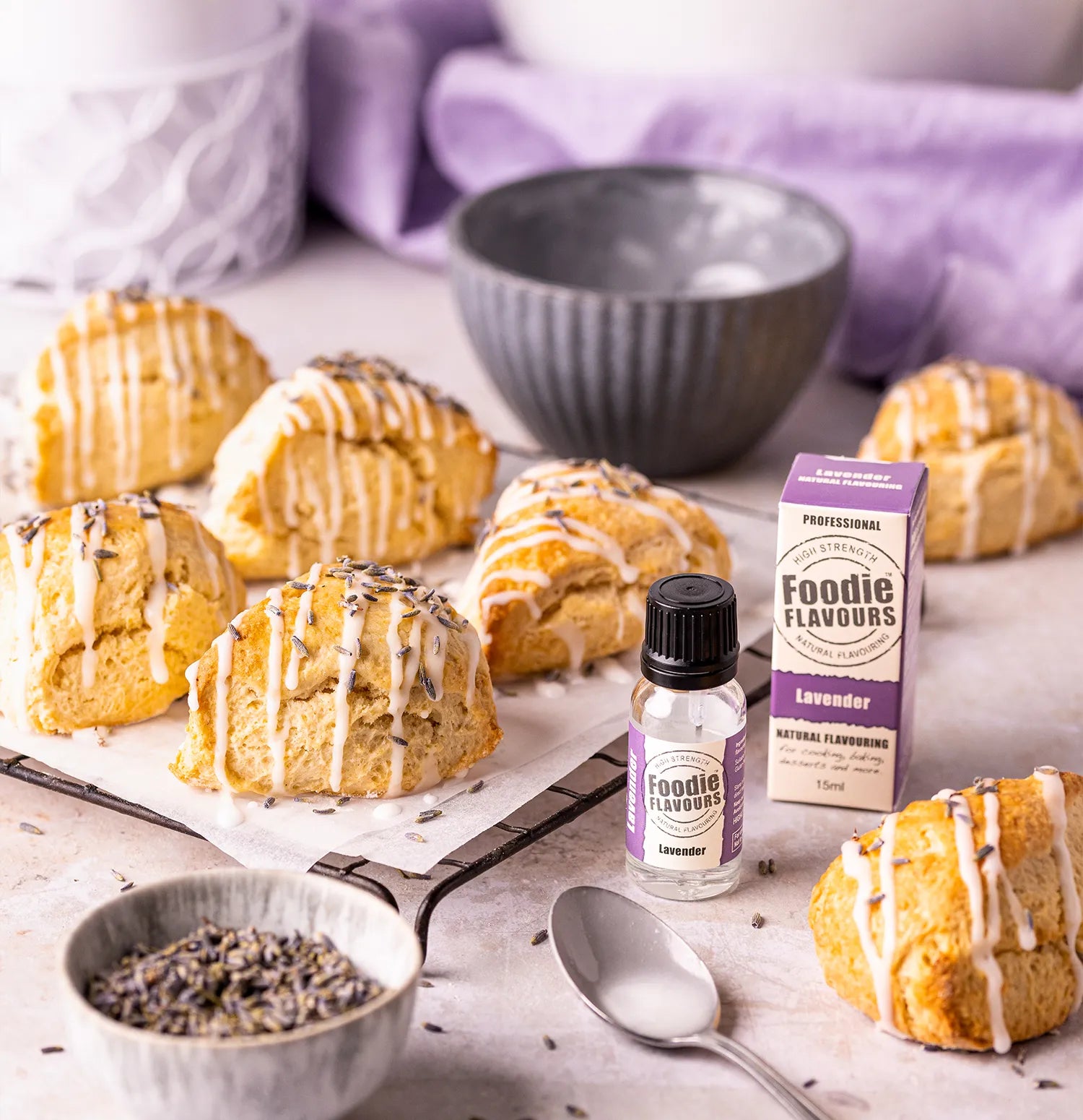 Lavender Scones