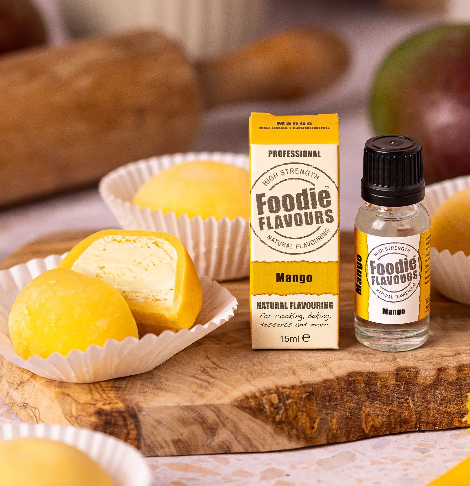Mango Mochi Ice Cream