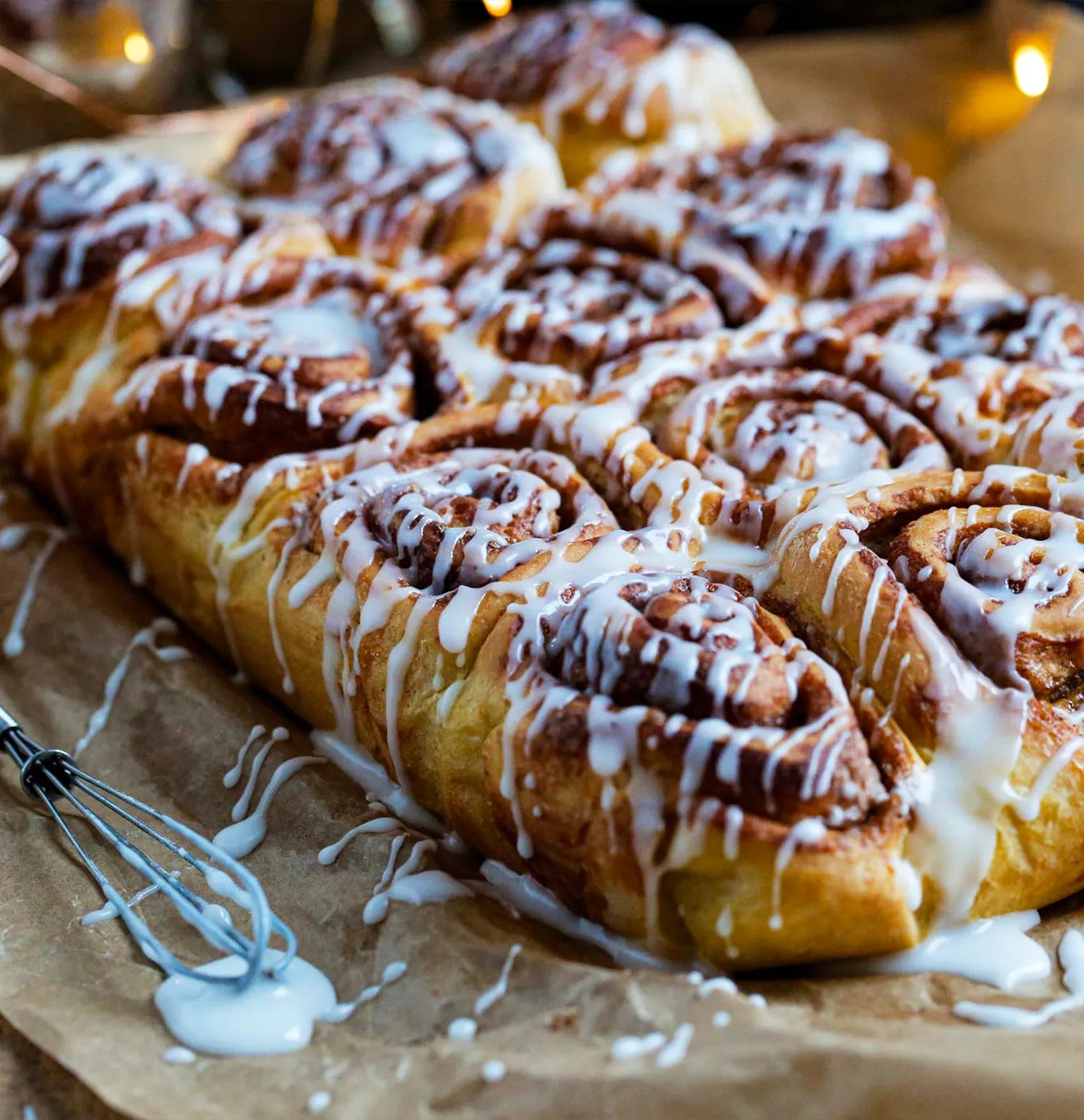 Pumpkin Spice Cinnamon Rolls