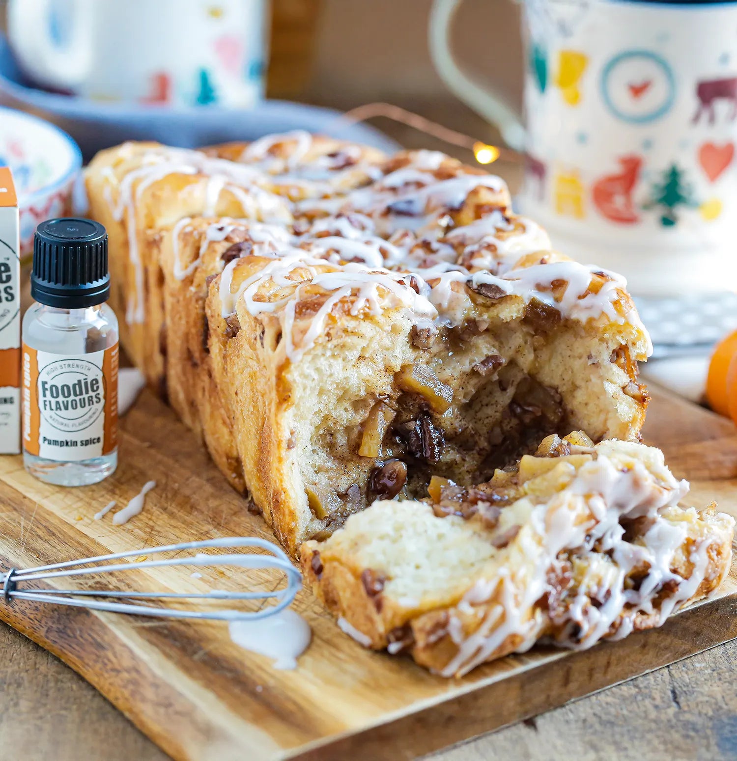 Pumpkin Spice Pull Apart Bread