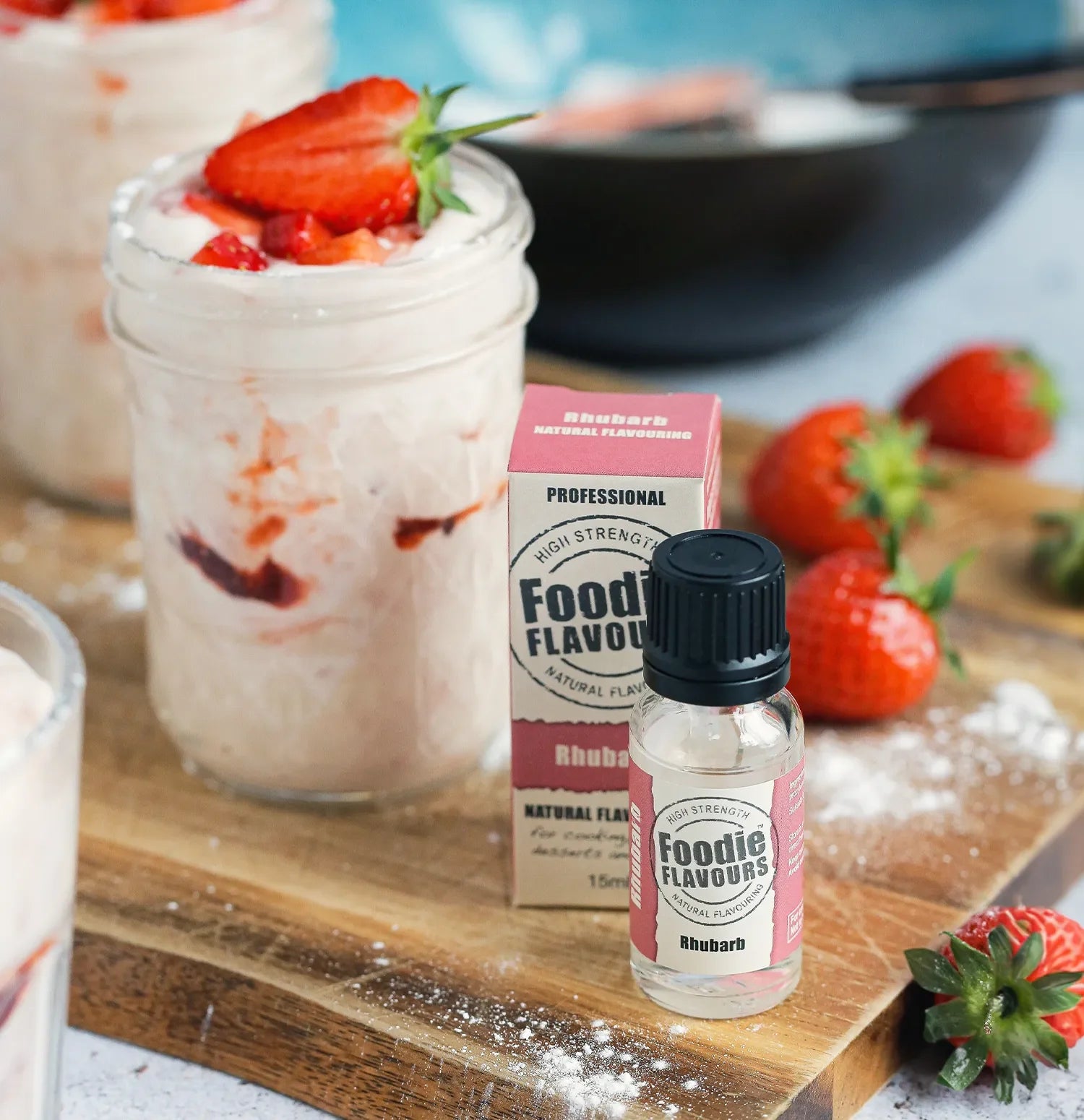 Rhubarb and Strawberry Fool