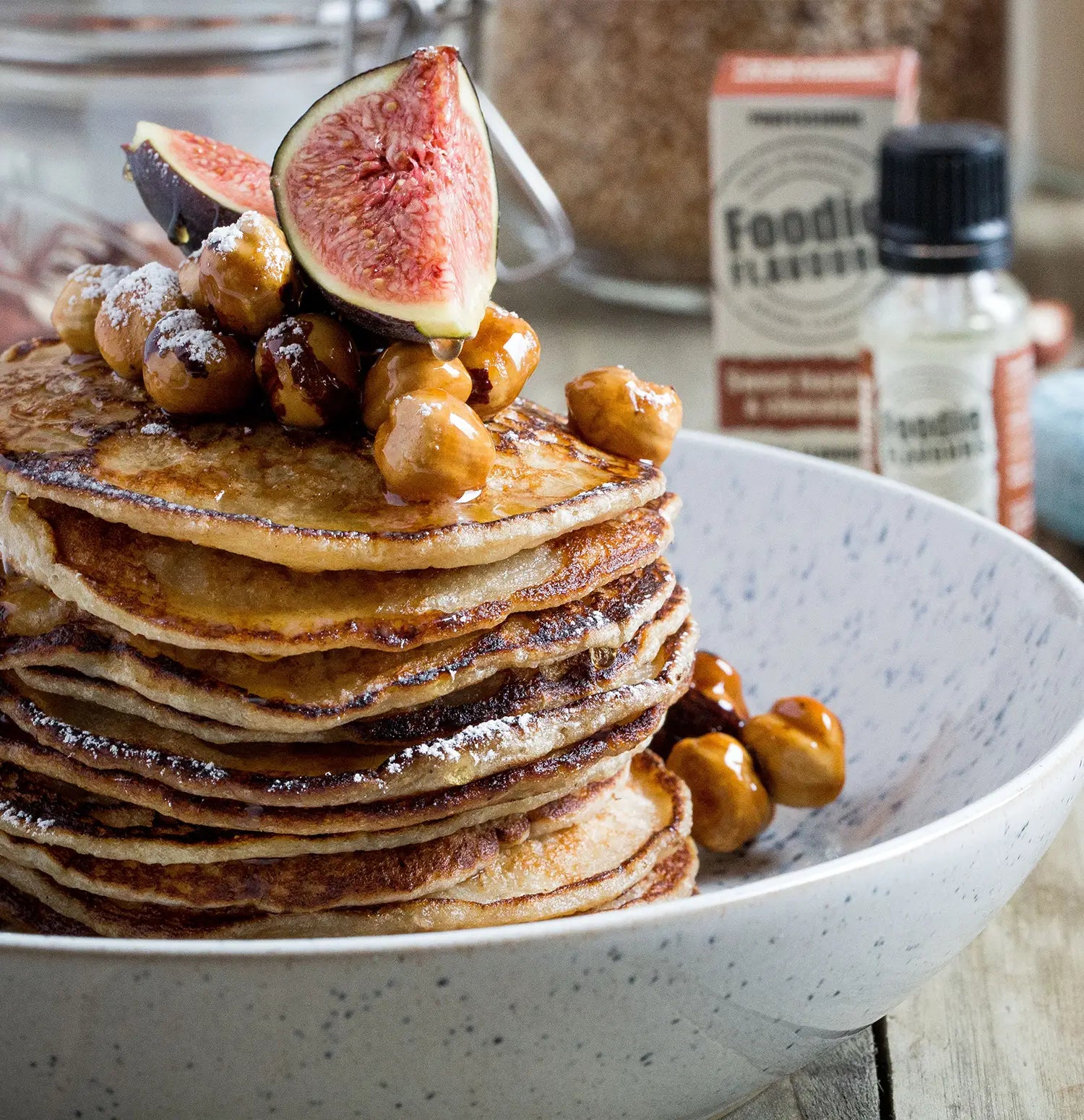 Sweet Hazelnut & Chocolate Pancakes