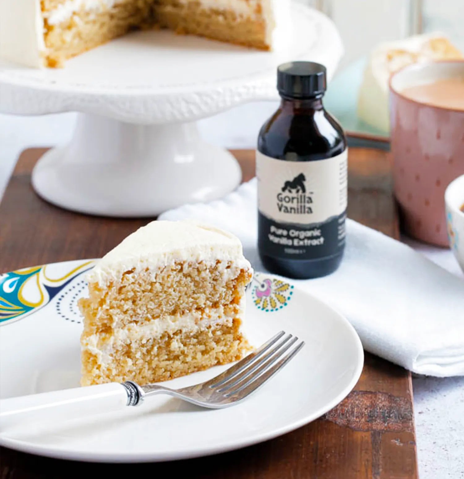 Vegan Golden Vanilla Cake