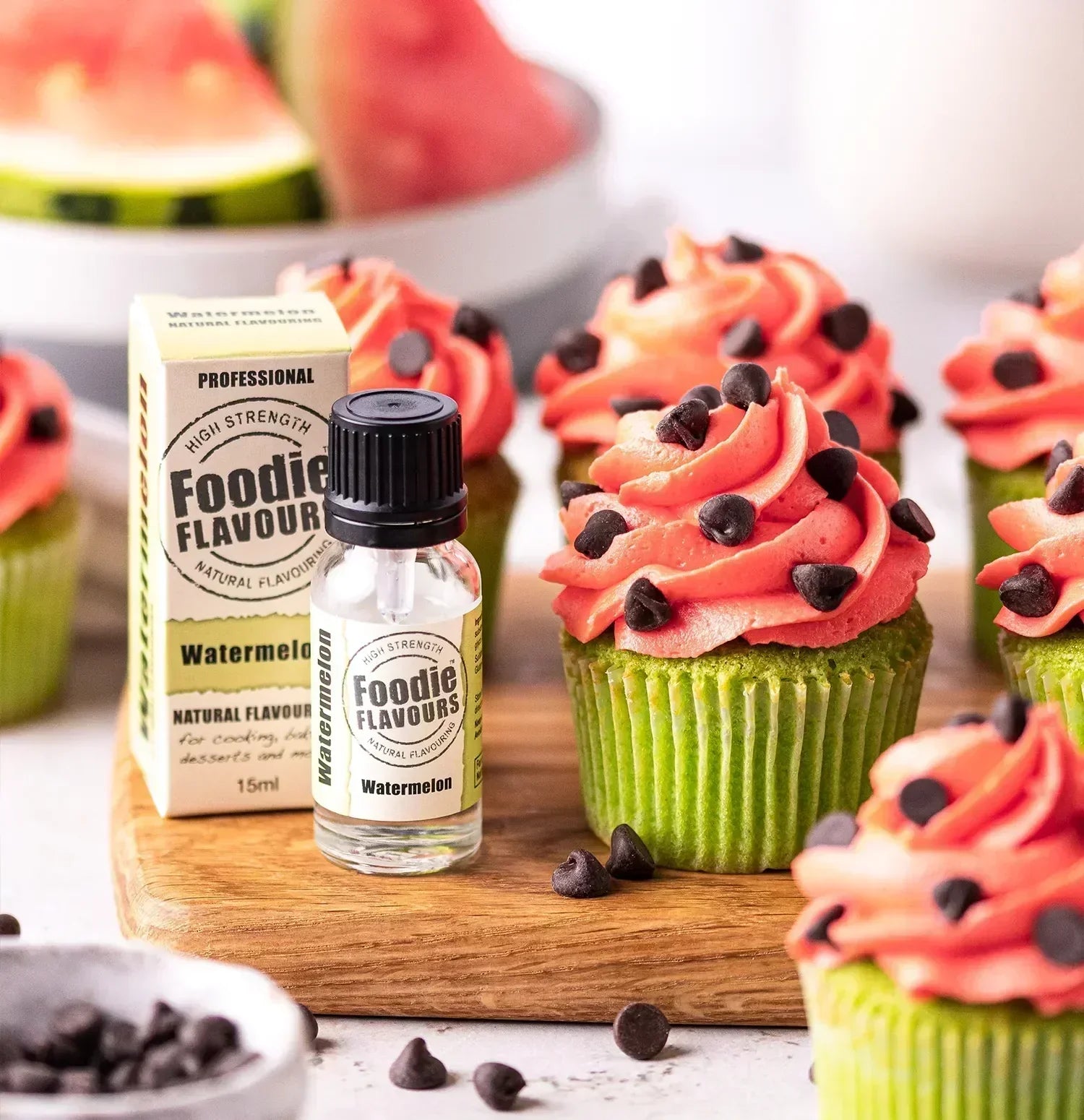 Watermelon Cupcakes