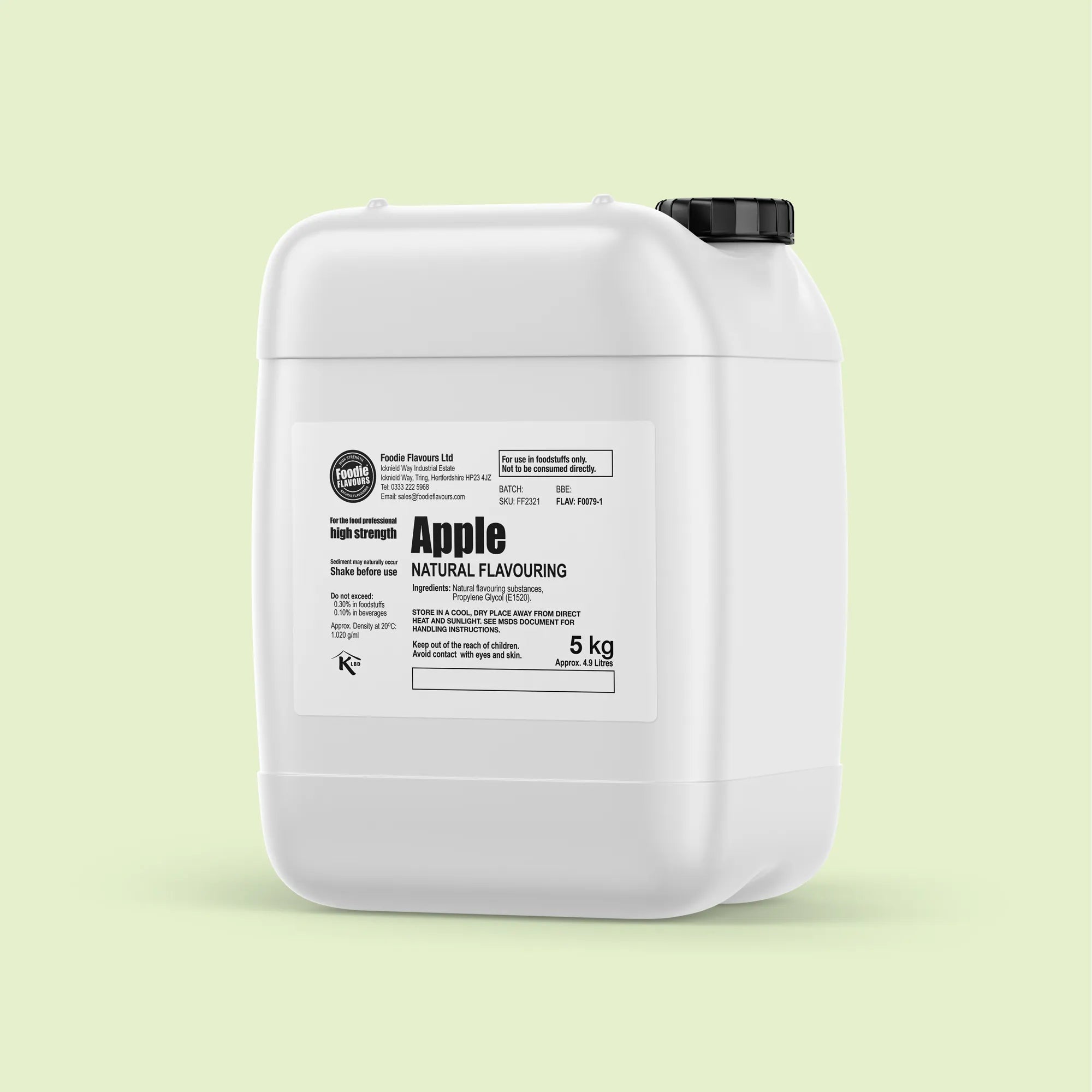Apple natural flavouring 5kg jerrycan