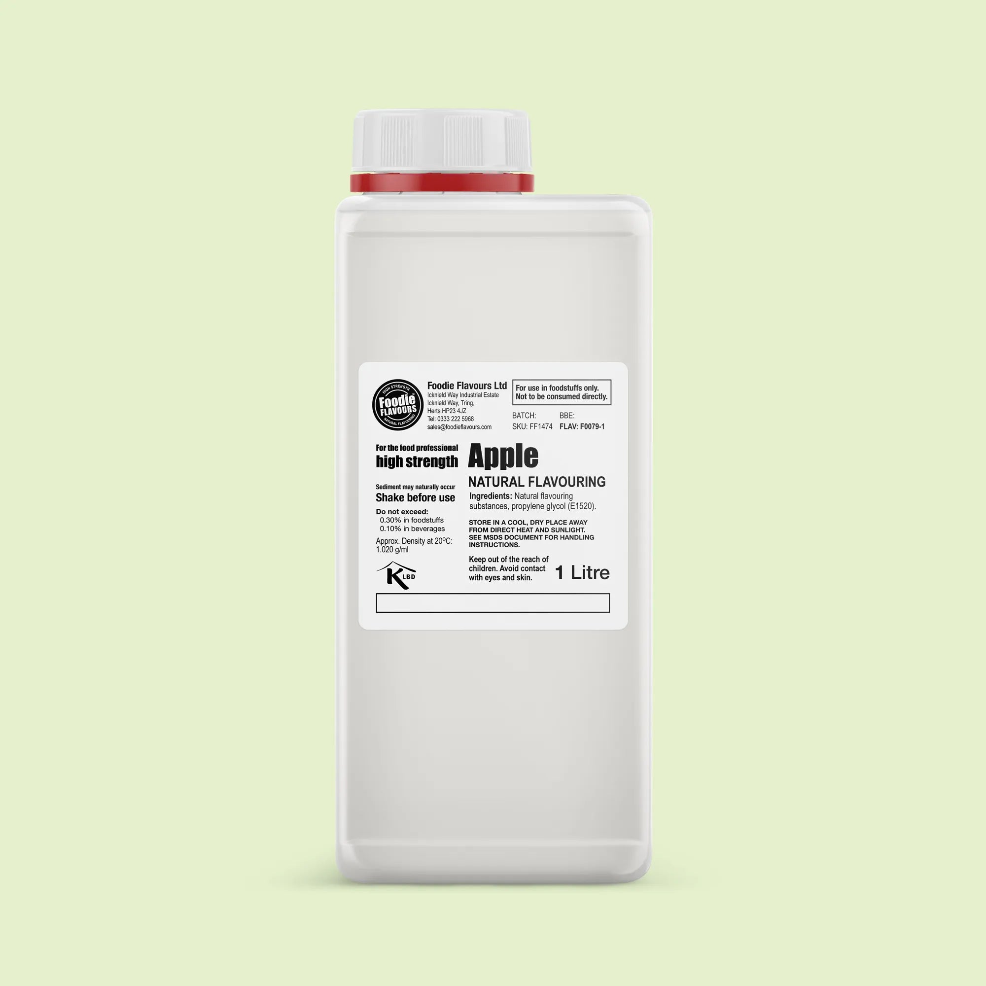 Apple natural flavouring 1L bottle