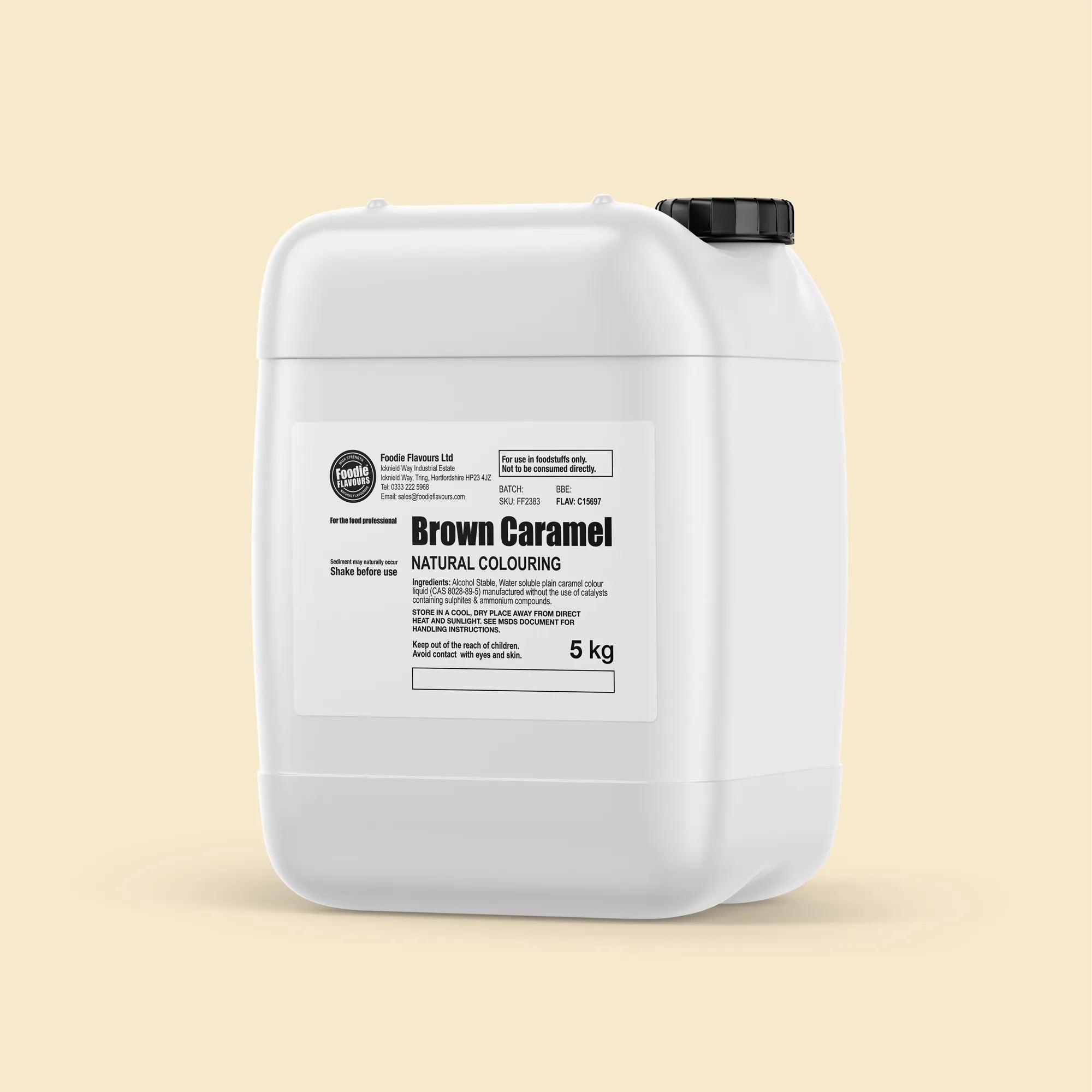 Brown Caramel Natural Colouring
