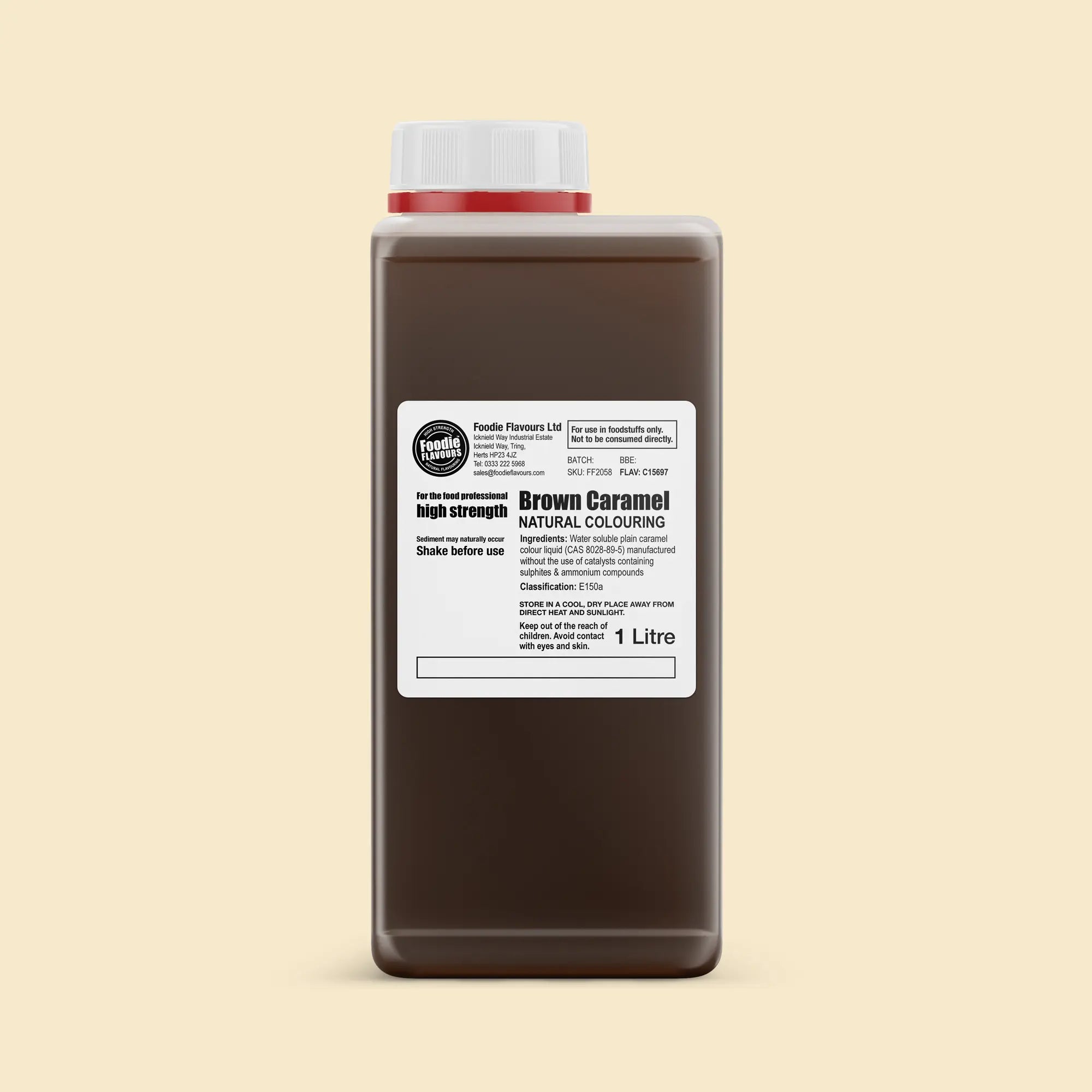 Brown Caramel Natural Colouring