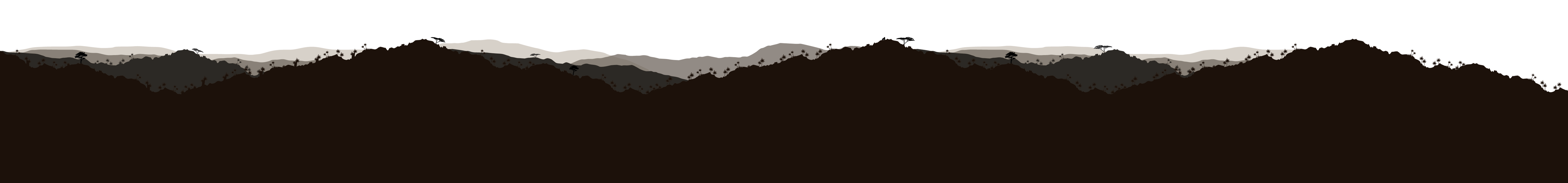 Ugandan hills graphic.