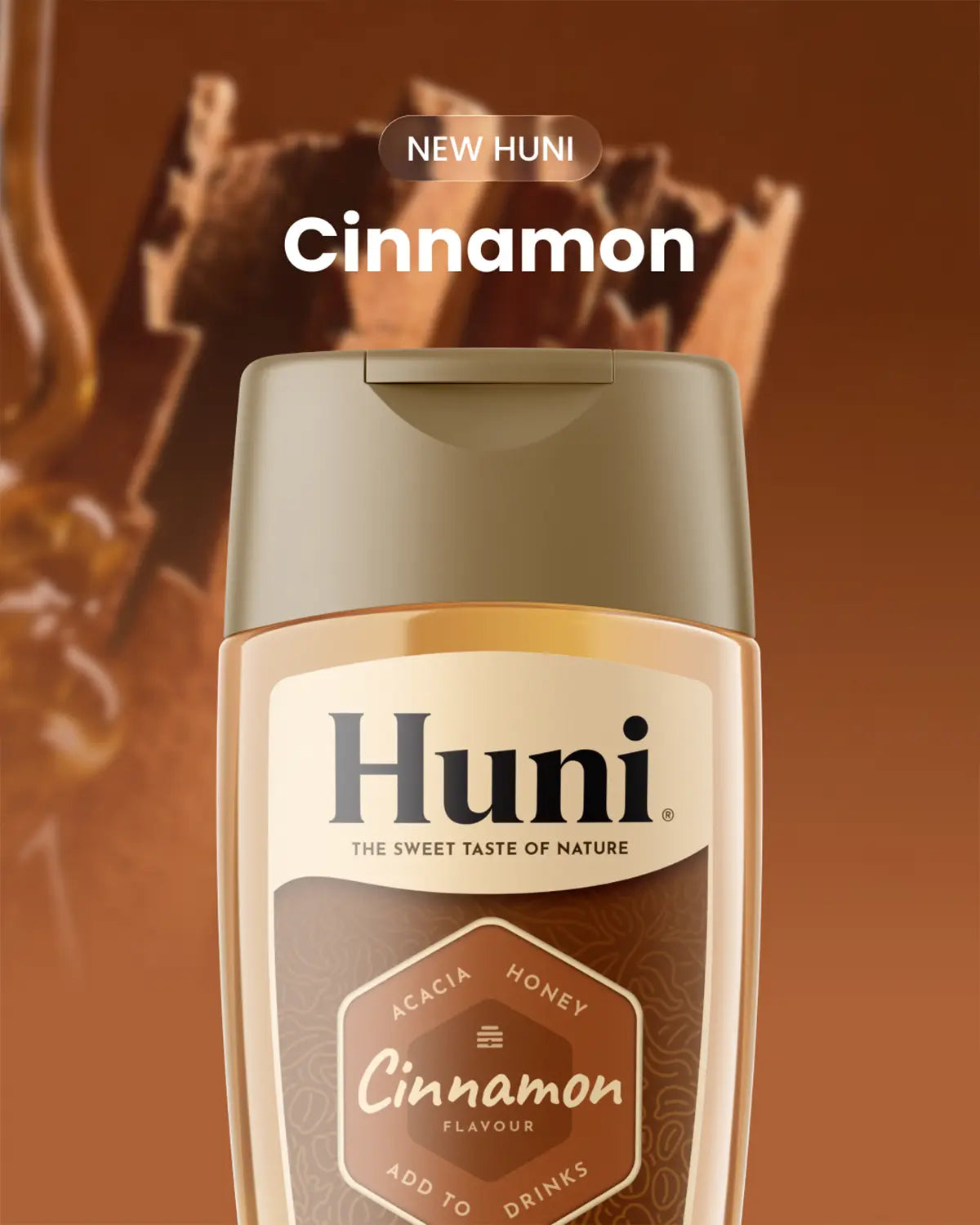 Huni Cinnamon Natural Coffee Syrup