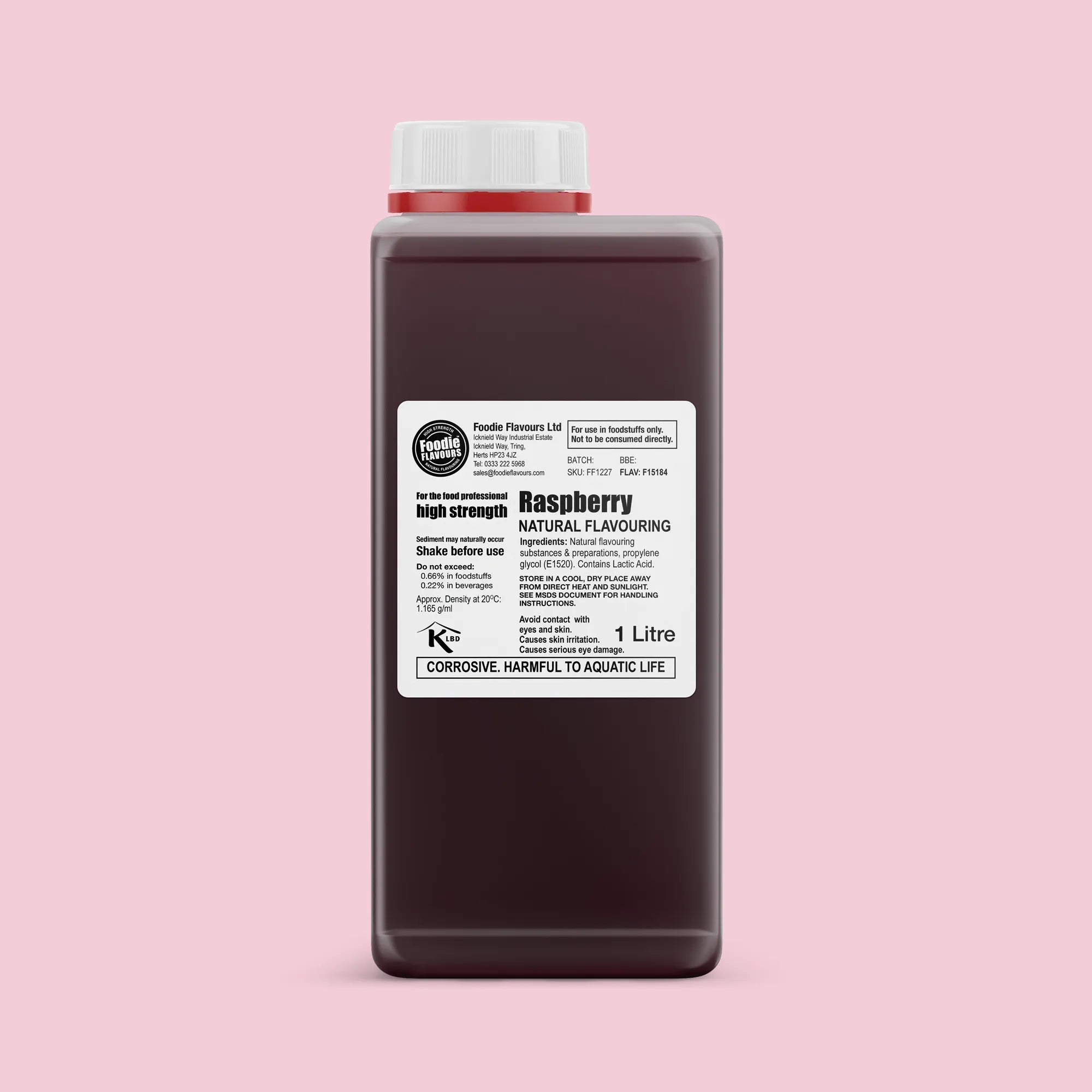 1 litre Natural Raspberry Flavouring