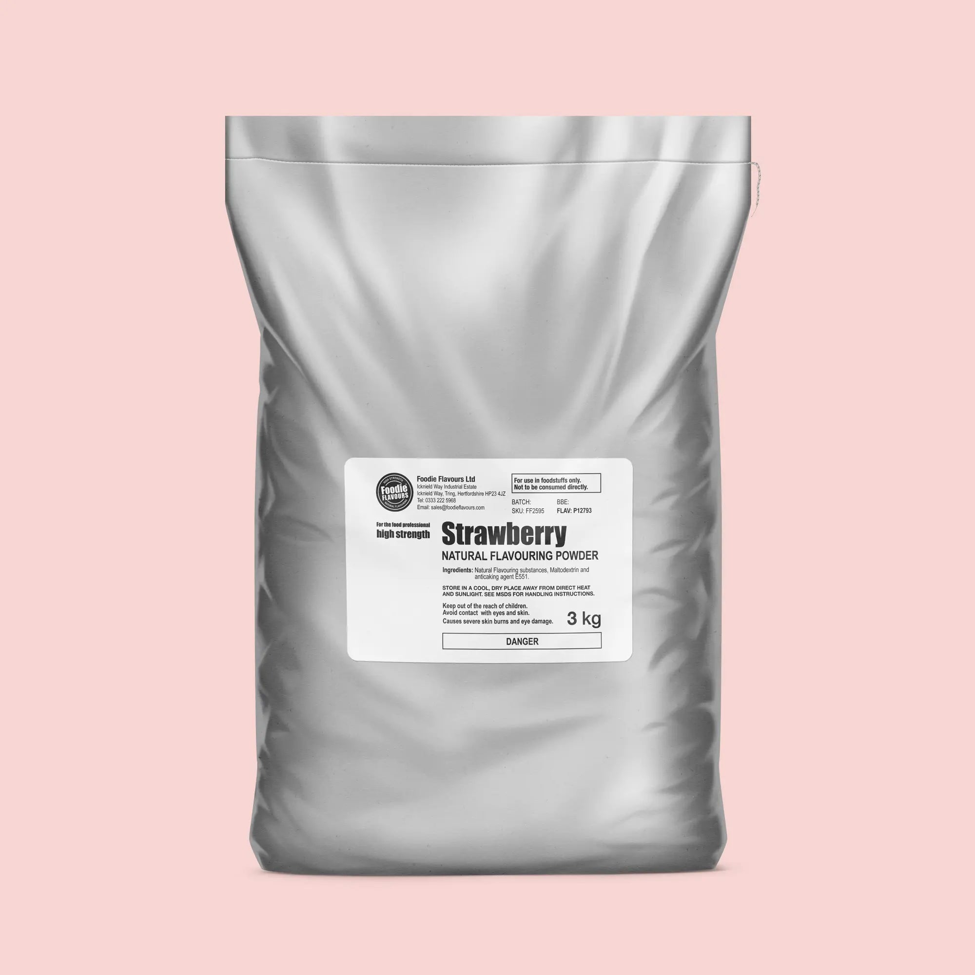 Strawberry Natural Flavouring Powder
