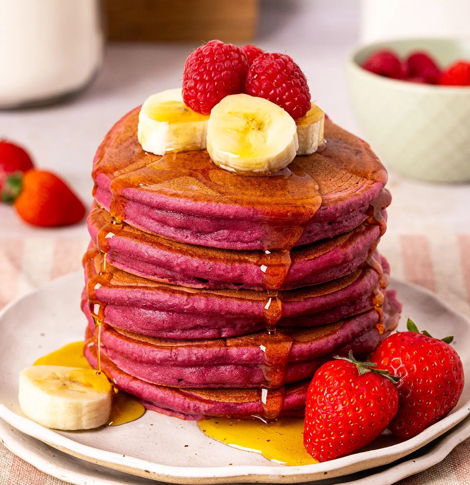 Blackcurrant American Pancakes