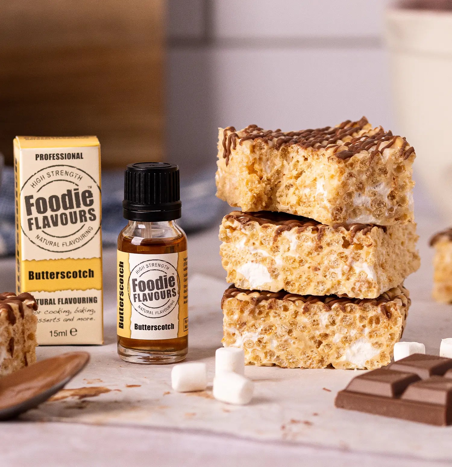 Butterscotch Rice Crispy Bars