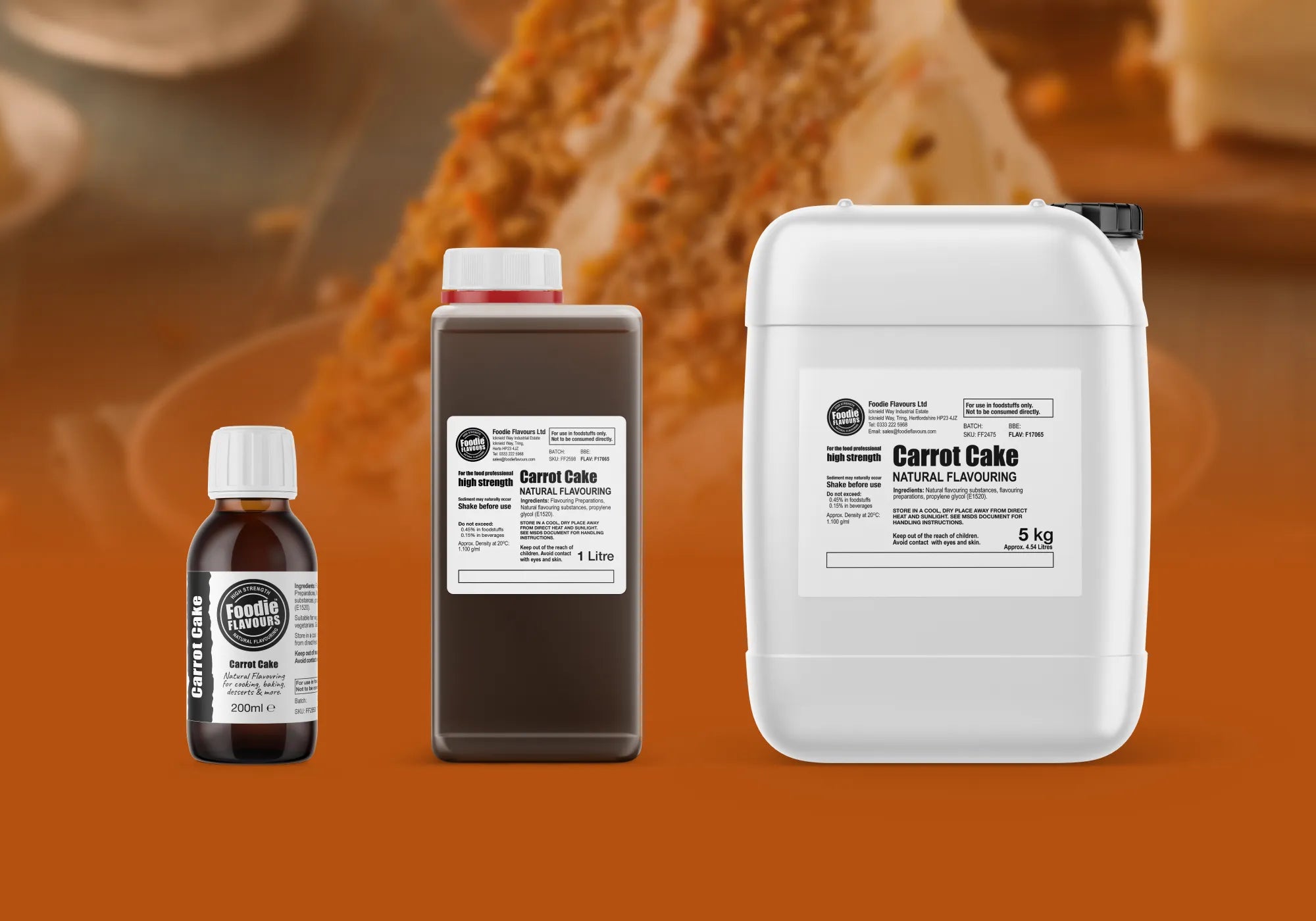 New Carrot Cake Natural Flavouring
