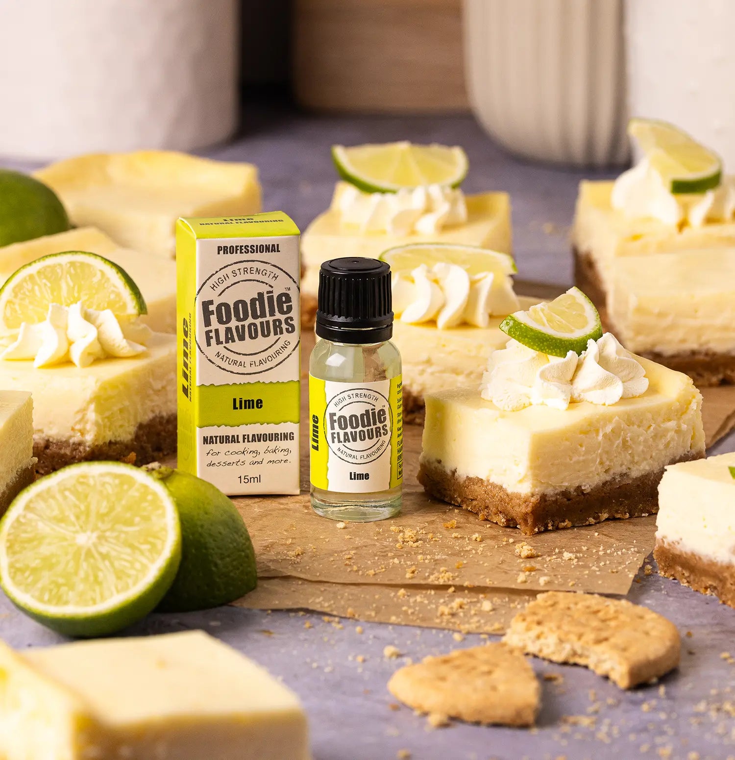 Lime Cheesecake Squares