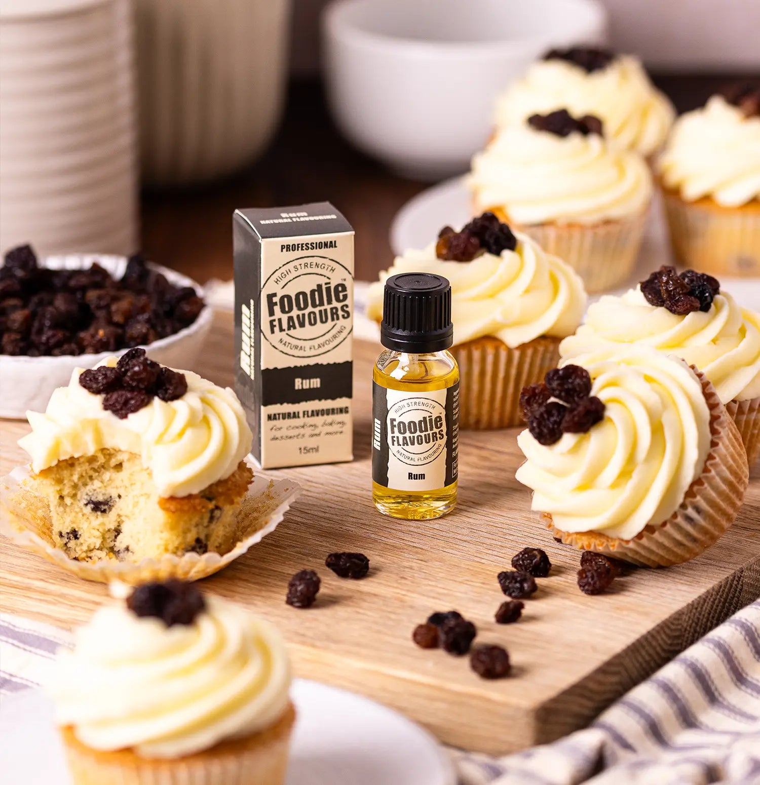 Rum & Raisin Cupcakes