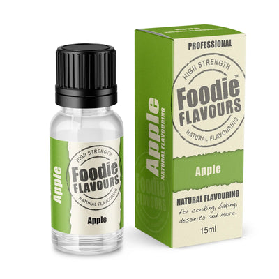 Glass bottle of Apple Natural Flavouring by Foodie Flavours