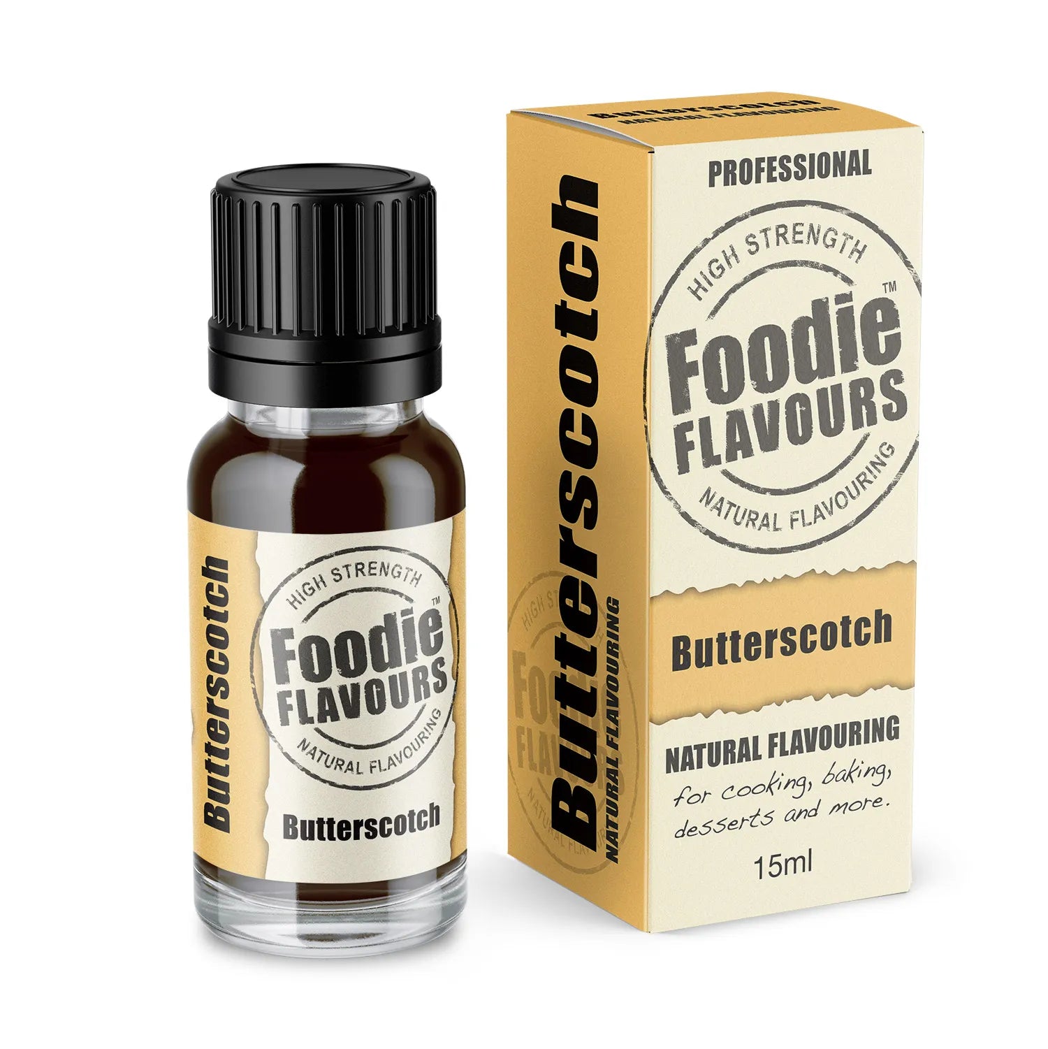 Butterscotch Natural Flavouring 15ml | Foodie Flavours