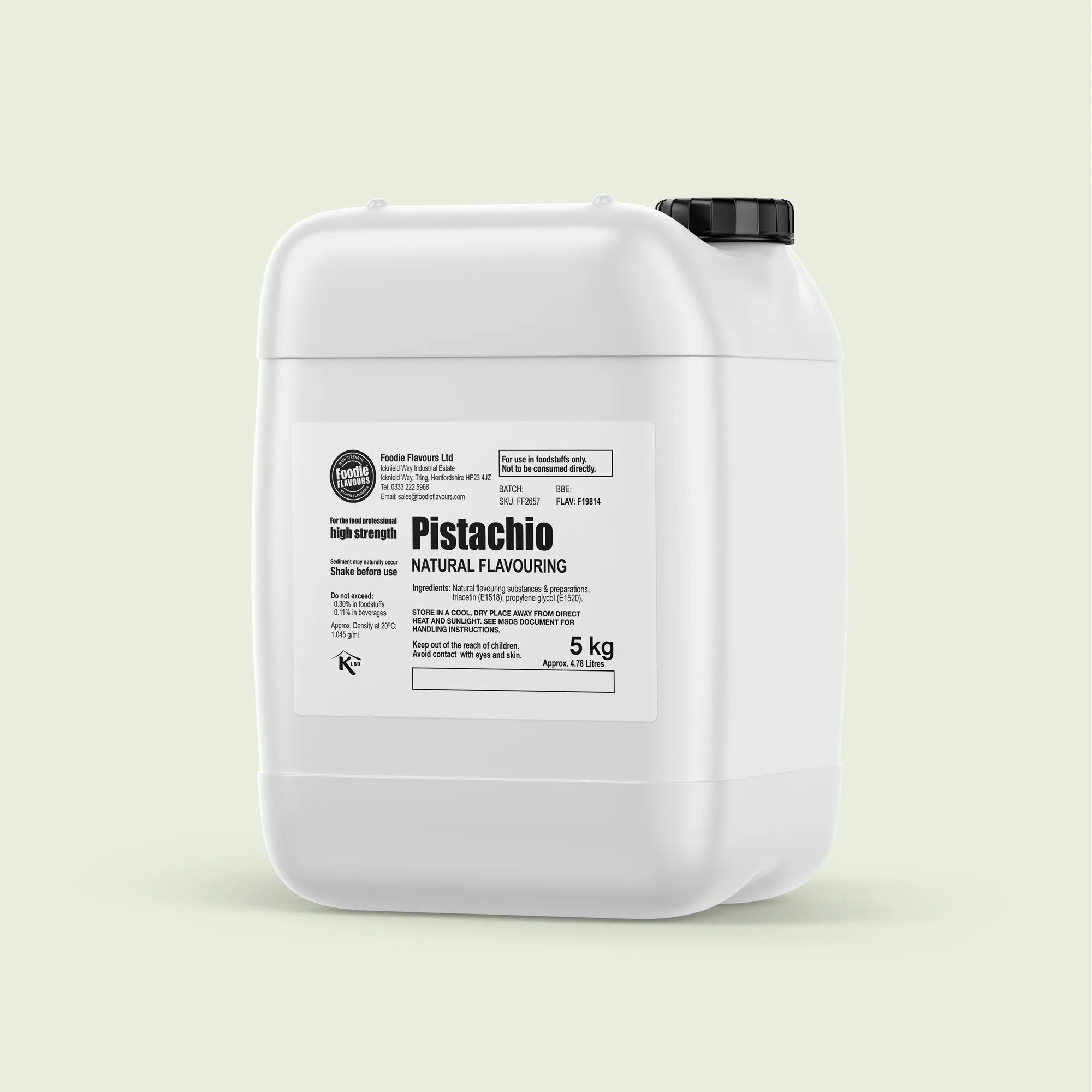 Pistachio natural flavouring foodie flavours 5 kg