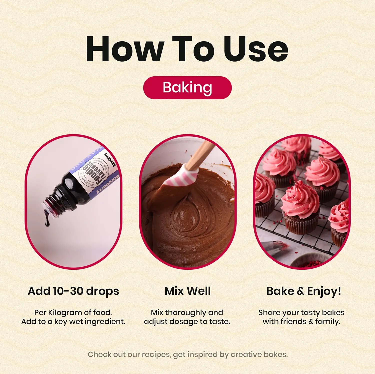 how to use raspberry flavouring in baking