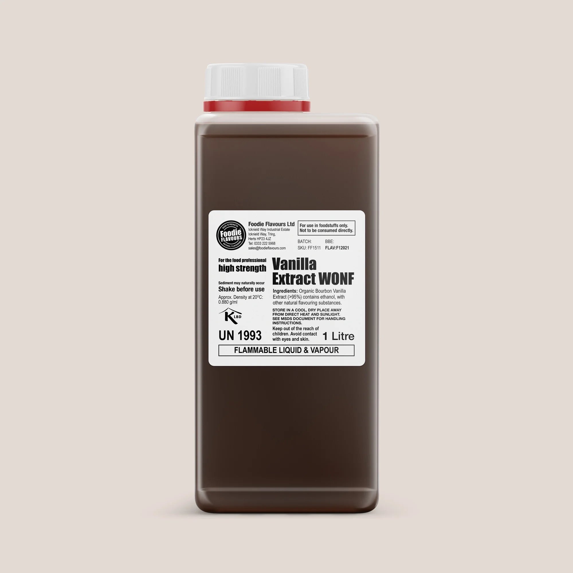 Bourbon Vanilla Extract WONF!