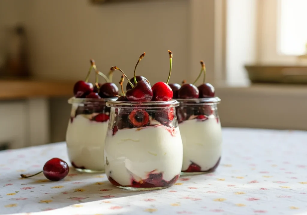 Cherry Flavoured Yogurt