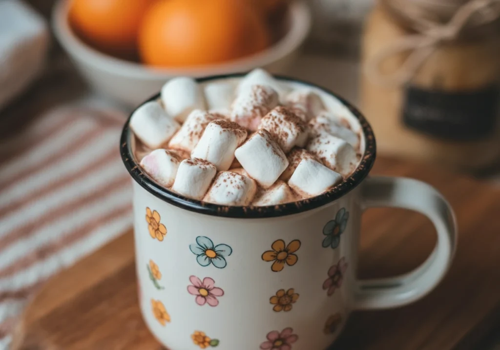 Orange flavoured Hot Chocolate