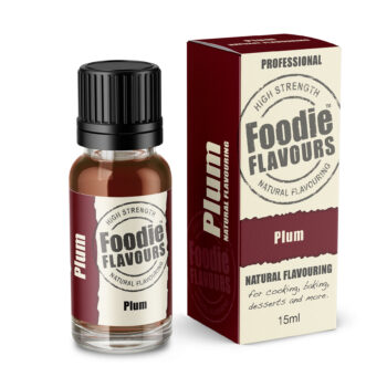 Plum Natural Flavouring bottle and box
