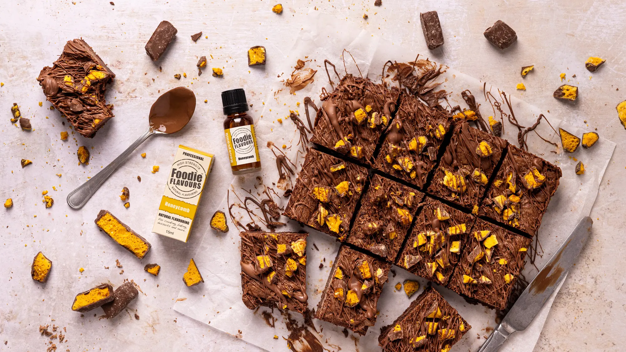 Honeycomb Brownies