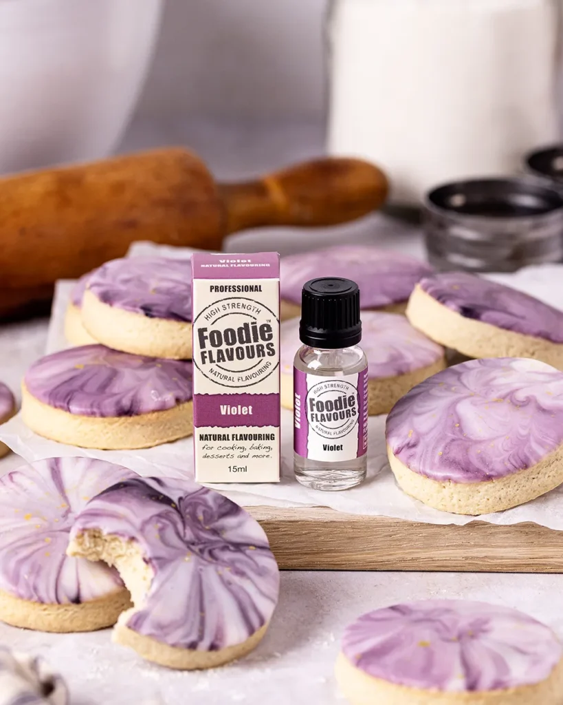 Parma Violet Iced Biscuits Recipe